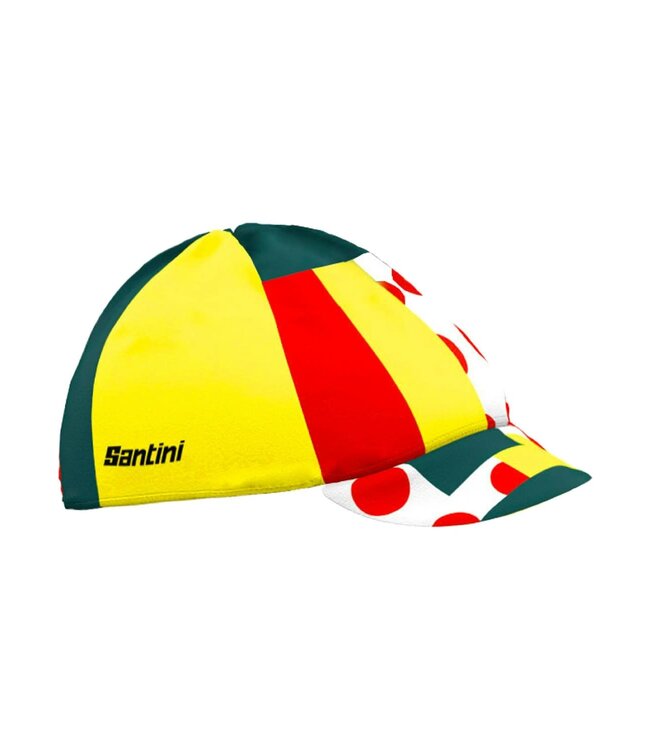 Santini Tour De France Combo Leaders Cycling Cap
