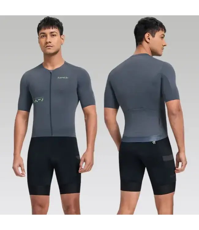 Santic Santic Fuyao Short Sleeve Jersey Grey