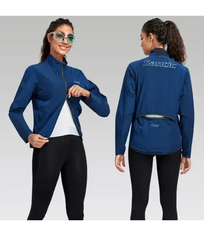Santic Santic Siding Wind Jacket - Blue L