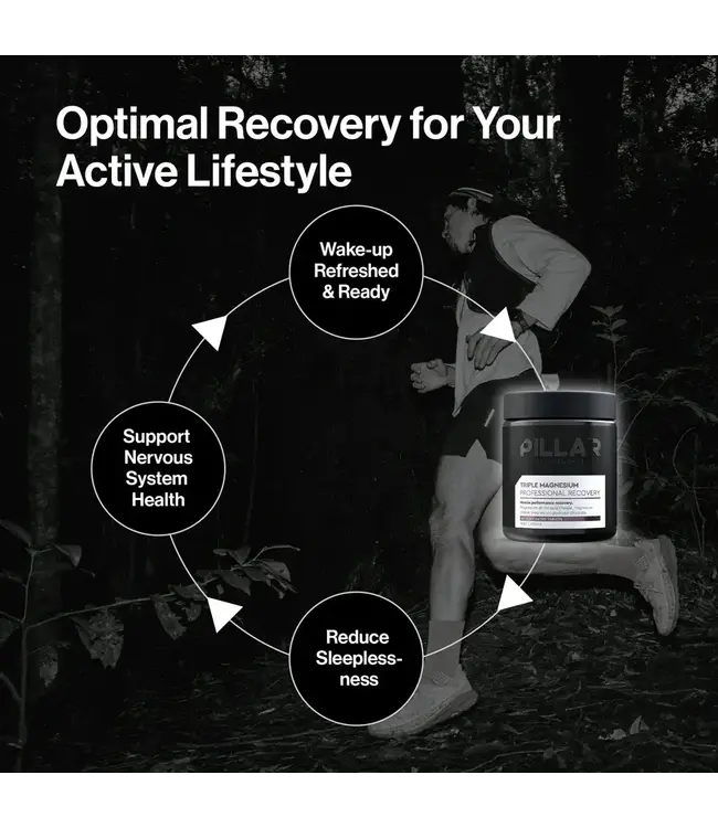 Pillar Performance Pillar Performance Triple Magnesium Professional Recovery 120 Tablet Jar