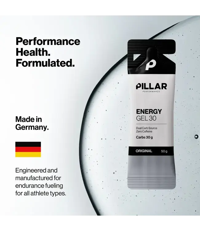 Pillar Performance Pillar Performance Energy Gel (Wild Berry, Citrus, Original (Unflavoured) Single Serve