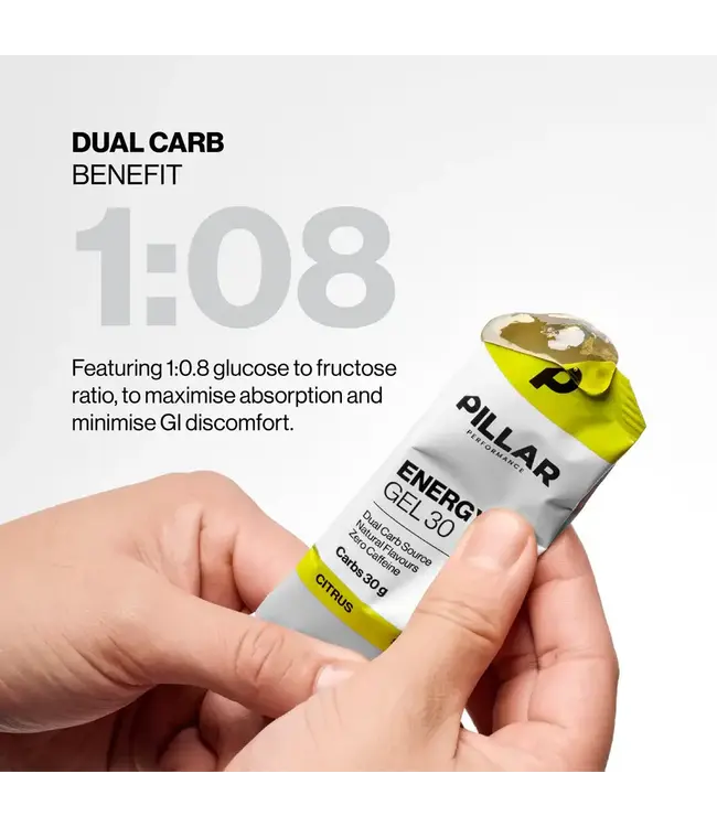 Pillar Performance Pillar Performance Energy Gel (Wild Berry, Citrus, Original (Unflavoured) Single Serve