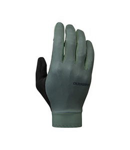 Shimano Shimano Explorer Full Finger Gel Gloves M Unisex Olive