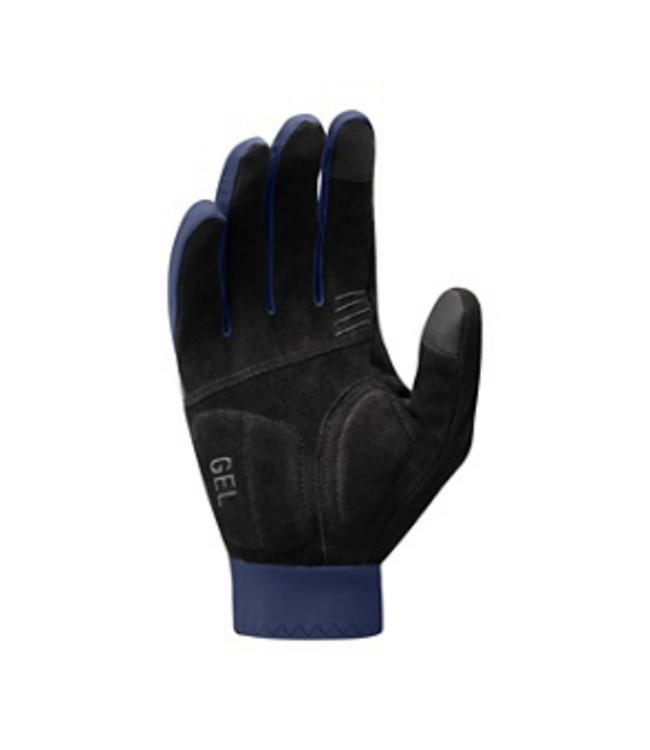 Shimano Shimano Explorer Full Finger Gel Gloves L Unisex Navy