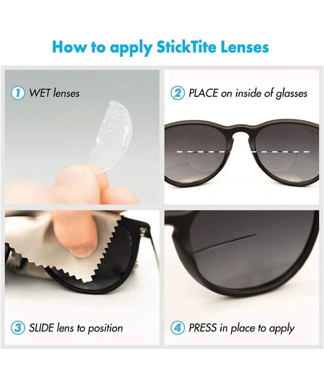Sticktite Sticktite Stickon Bifocals - StickTite Lenses - 32mm