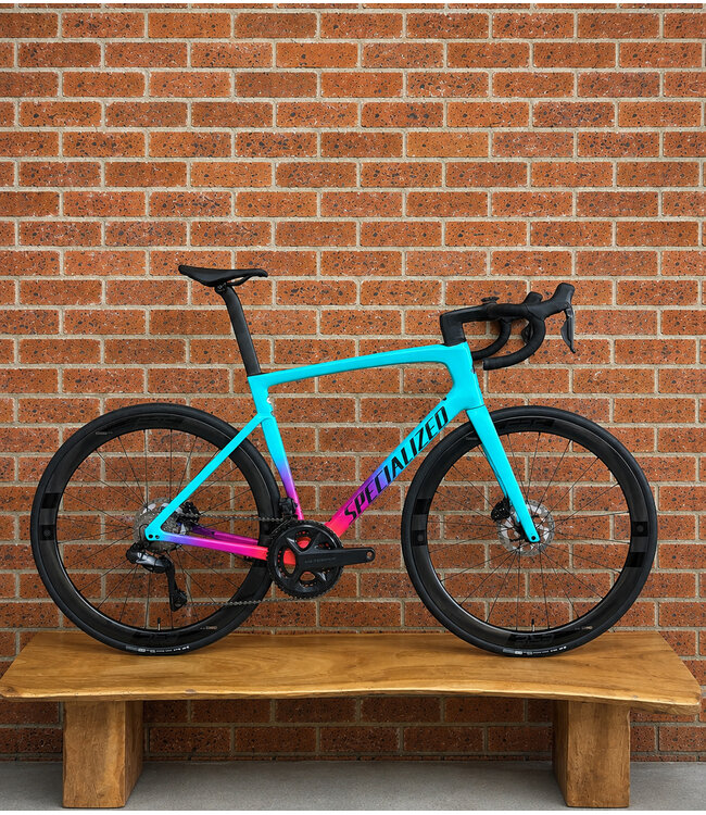 Specialized Specialized Tarmac SL7 - Ultegra Di2 - Ere Research Wheel Set -  Gloss Lagoon Blue/Purple Orchid/Blaze 58