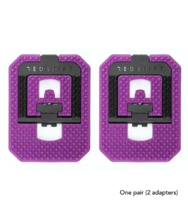 RedShift Mousetrap Pedal Adapters Purple/Black