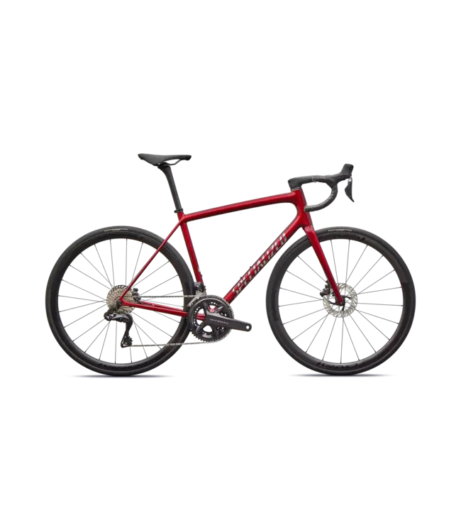 Specialized Specialized Aethos 2 Pro Shimano Ultegra Di2 Gloss Red Sky / Chrome (Special Order Only)