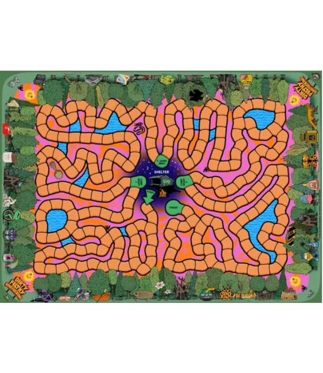 Dirty Filthy Bikpacking Game Dirty Filthy Bikepacking Board Game