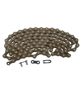 YBN CHAIN 1/2 x 1/8 x 96L, Single Speed, With Connector & YBN Box, BROWN/GREY (YBN S-410)