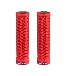 FUNN Grips Holeshot Lock On - 130mm Long / 30.5mm Outer - Red