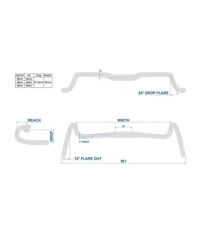 Ritchey Handlebar Classic Corralitos Silver
