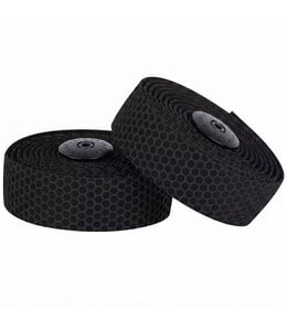 Cyclehaus Cyclehaus Elite PU Bar Tape With Silicon Honeycomb Weave Top - Black