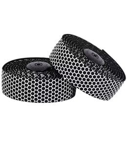Cyclehaus Cyclehaus Elite PU Bar Tape With Silicon Honeycomb Weave Top - Black / White