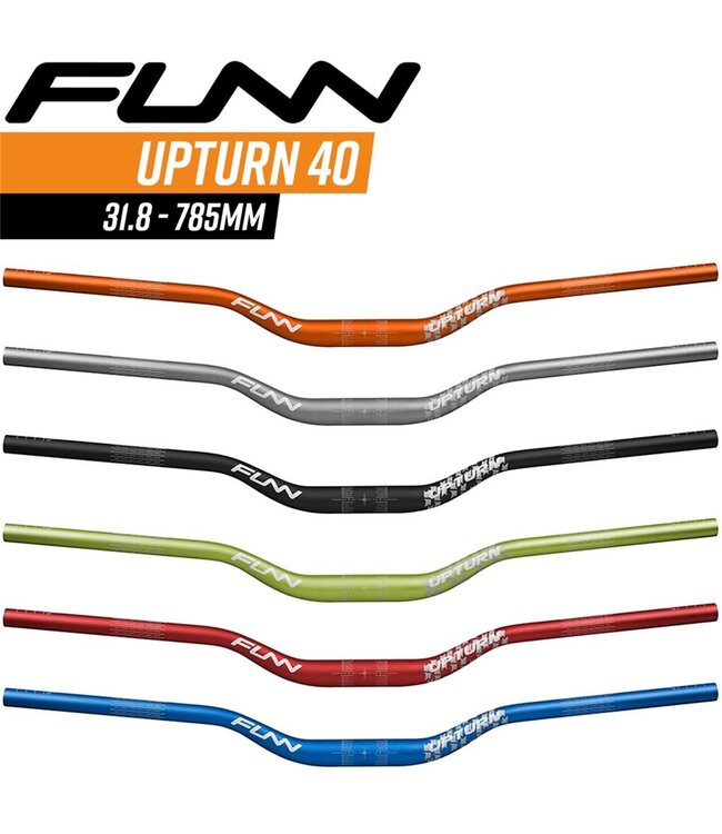 FUNN Handlebar Upturn 31.8mm 40mm Rise - 785mm Width - Black