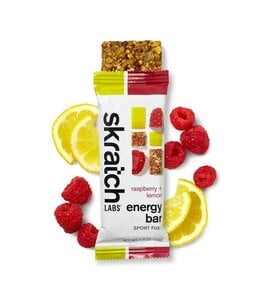 SkratchLabs Energy Bar Sport Fuel - Raspberries & Lemons- 50g each