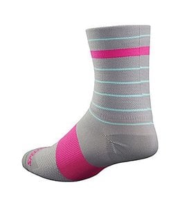 Specialized Specialized Sock Roubaix Tall Light Grey/Neon Pink L/XL