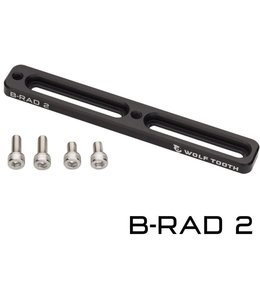 Wolf Tooth Wolf Tooth B-RAD Base Mount - Black - 2 Slot