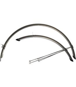 Byk E450 Mudguards and Stays Silver