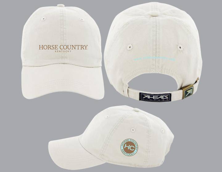 Horse Country Text Logo Hat