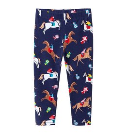 Horse Print Leggings - Girls