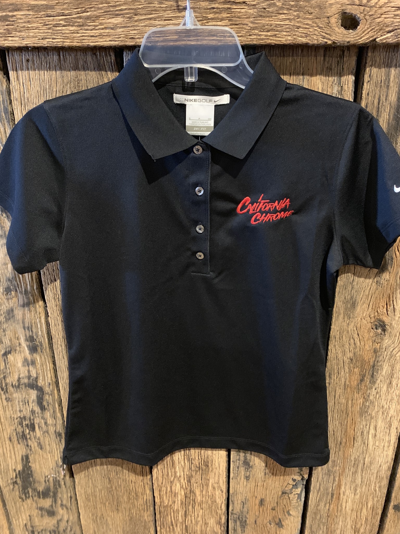 Ladies California Chrome Polo - Black