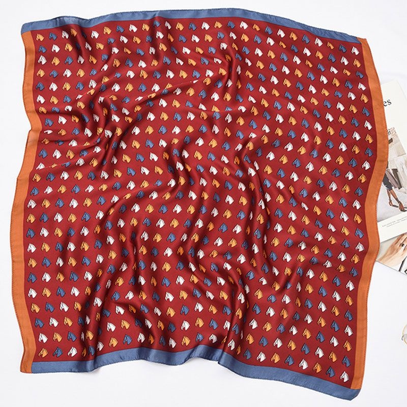 Unique Horses Printed Scarf