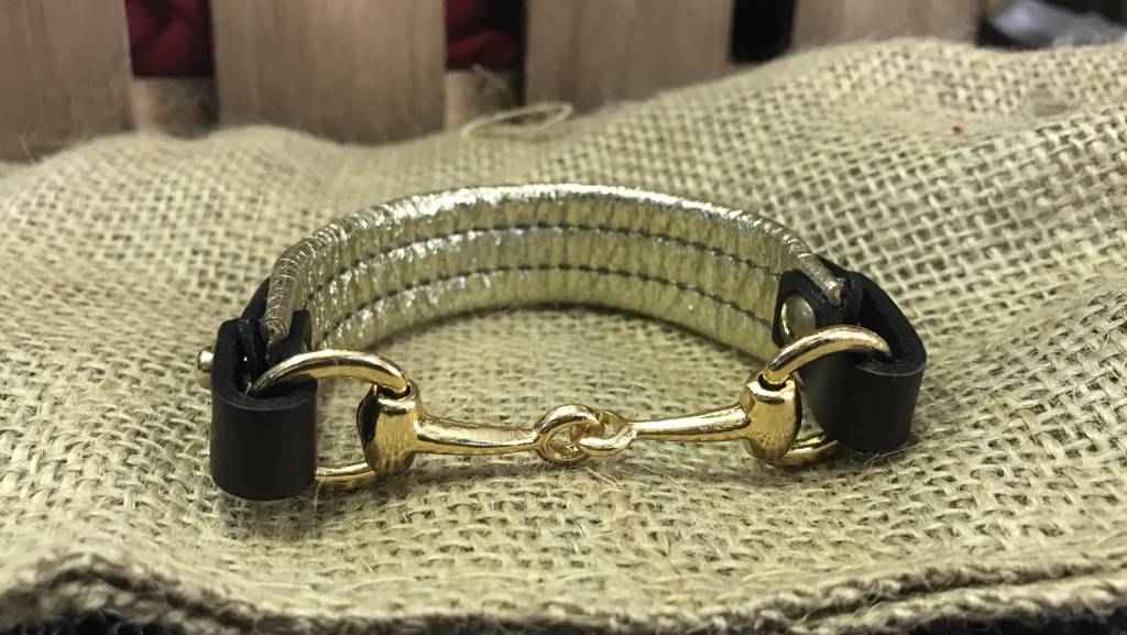 Leather Bit Bracelet