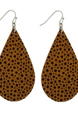 Spotted Tear Drop Earring