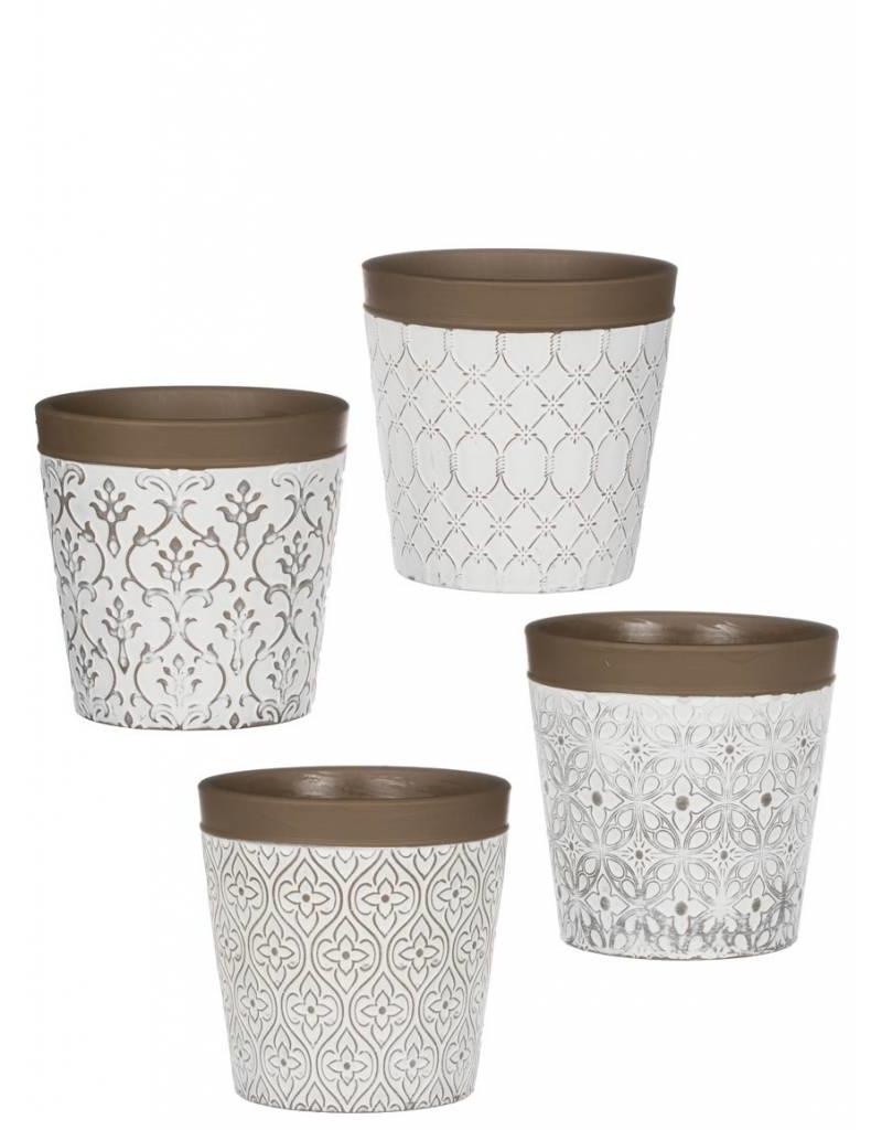 White Planter Pot Cmt1156