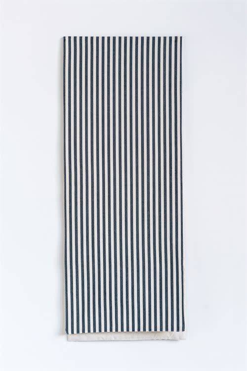 Black Striped Table Runner