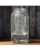 Extra Large Canning Jar With Poultry Wire