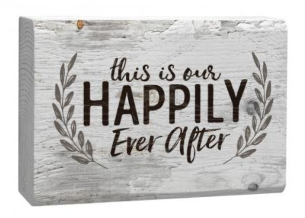 Happily Ever After Word Block WSS0177