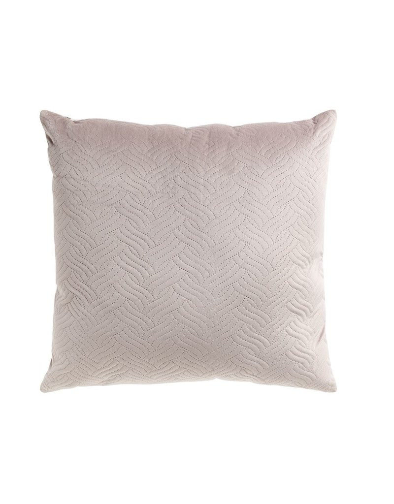 24" Grey Velvet Pillow