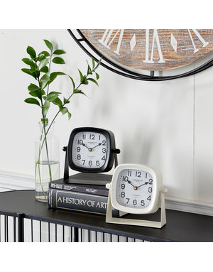 Metal Clock on Stand