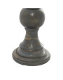 Grey Wood Candle Sticks Set of 3