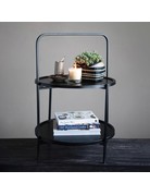 Metal Two Tier Tray Table