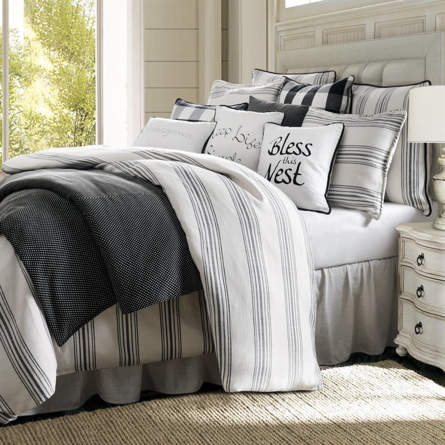 Blackberry Stripe Comforter Set