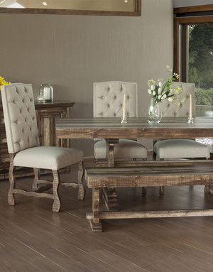 International Furniture Direct Marquez Dining Table