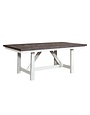 Liberty Furniture Farmhouse Trestle Table Fixed Top