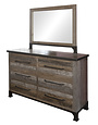 International Furniture Direct Antique Grey Bedroom Collection