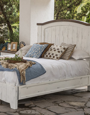 International Furniture Direct Pueblo White Bedroom Collection