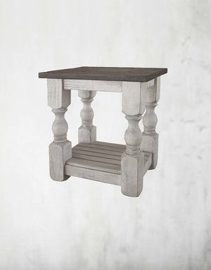 International Furniture Direct Stone Chair Side Table