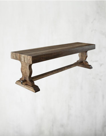 International Furniture Direct Marquez Wood Bench