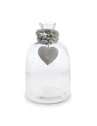 Mudpie Heart Bud Vase with Beads
