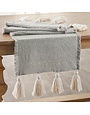 Gray Ponchaa Table Runner