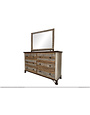 International Furniture Direct Antique Grey Bedroom Collection