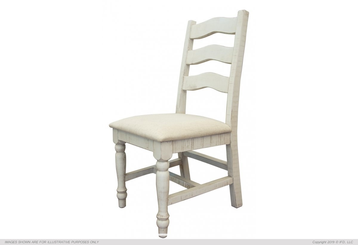 International Furniture Direct Stone Dining Chair Ivory Uph