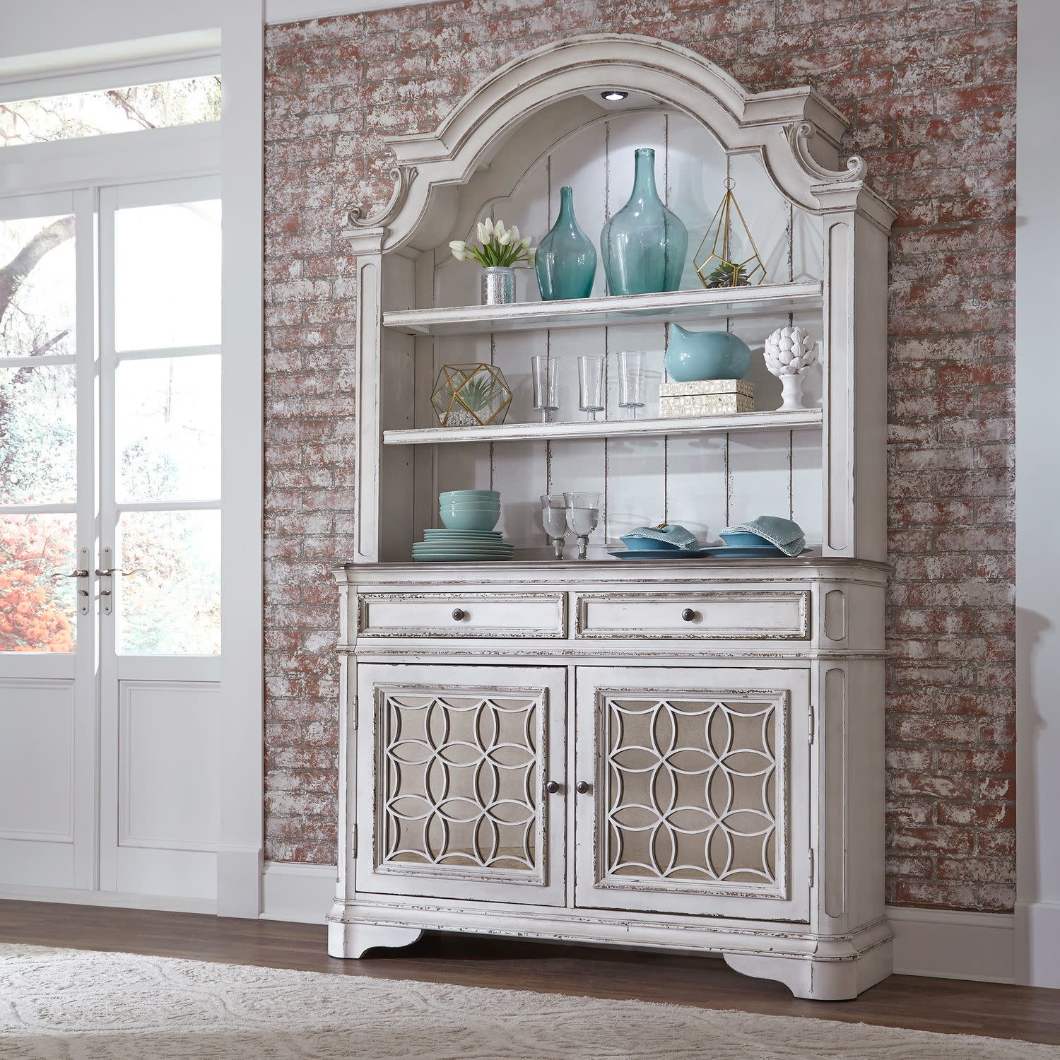 Magnolia Manor Hutch & Buffet FLOOR MODEL