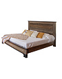 International Furniture Direct Antique Grey Bedroom California King Bed IFD9771HBDEK